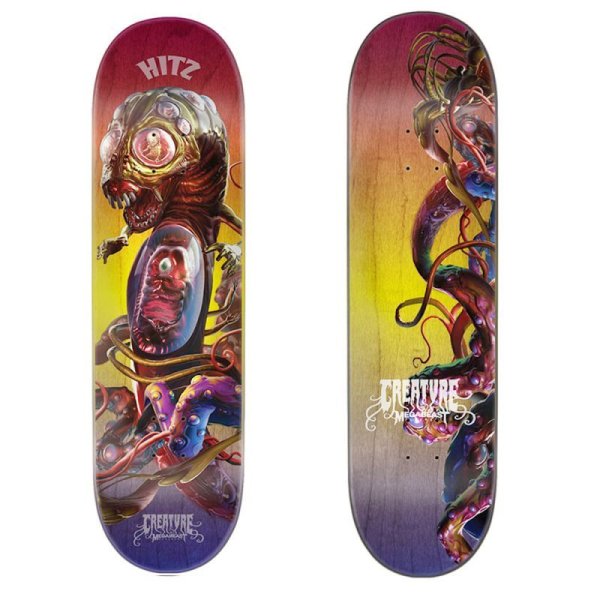 画像1: CREATURE(クリーチャー) スケボーデッキ・MEGABEAST HITZ【SZ 8.2×31.9】