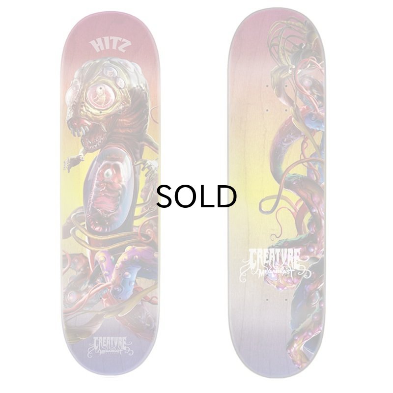 画像1: CREATURE(クリーチャー) スケボーデッキ・MEGABEAST HITZ【SZ 8.2×31.9】 (1)