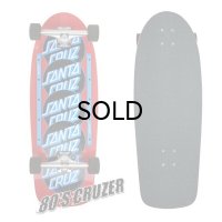 SANTA CRUZ(サンタクルーズ) スケボーデッキ・80'sコンプリート・クルーザー　"CLASSIC DOT STACK" SKATEBOARD COMPLETE PIG RED OLD SKOOL【SZ 10.5×30】