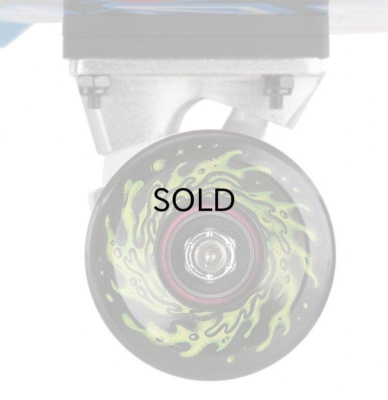 画像3: SANTA CRUZ(サンタクルーズ) スケボーデッキ・80'sコンプリート・クルーザー　"CLASSIC DOT STACK" SKATEBOARD COMPLETE PIG RED OLD SKOOL【SZ 10.5×30】 (3)