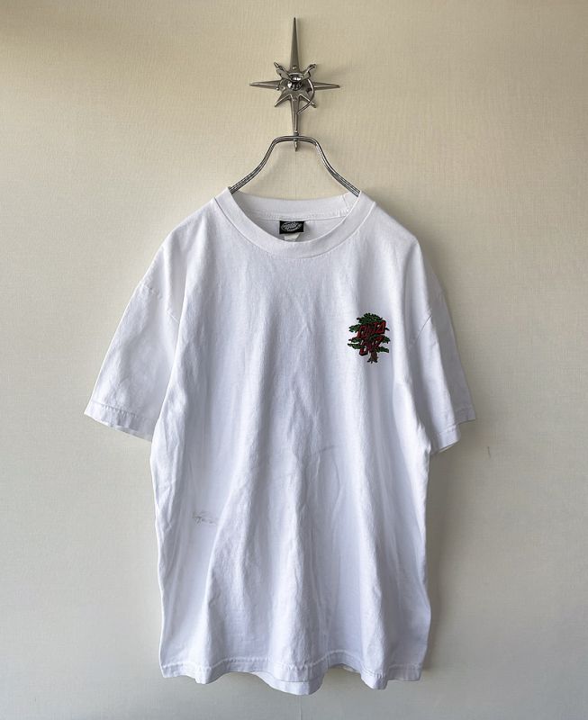 USED】SantaCruz(サンタクルーズ）S/S ロゴ・ T-シャツ・ホワイト 