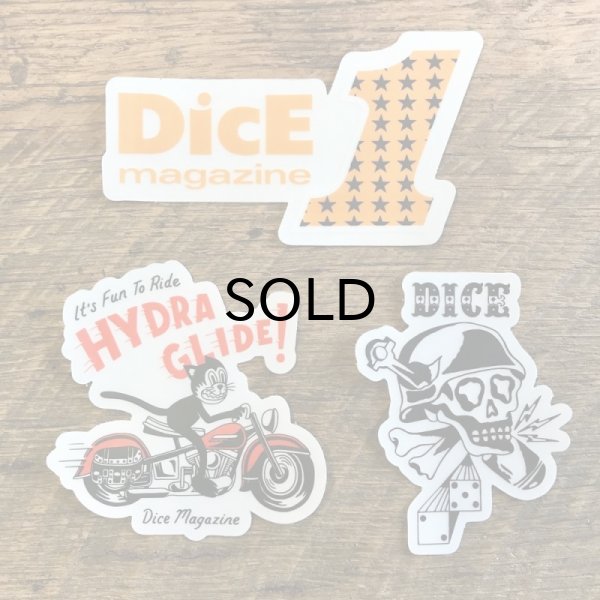 画像1: DicE MAGAZINE(ダイスマガジン）New DicE sticker pack（ニュー・ダイス・ステッカーパック) (1)