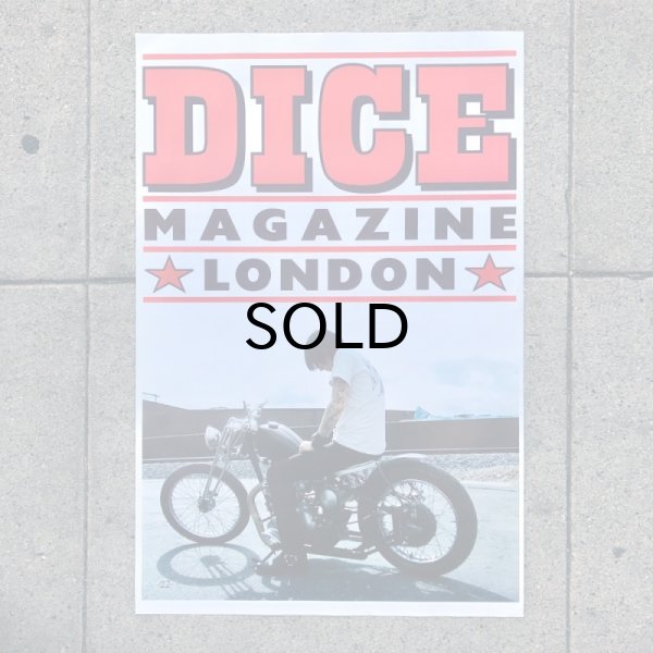 画像1: DicE MAGAZINE(ダイスマガジン）DicE London Poster(ダイス・ロンドン・ポスター) (1)