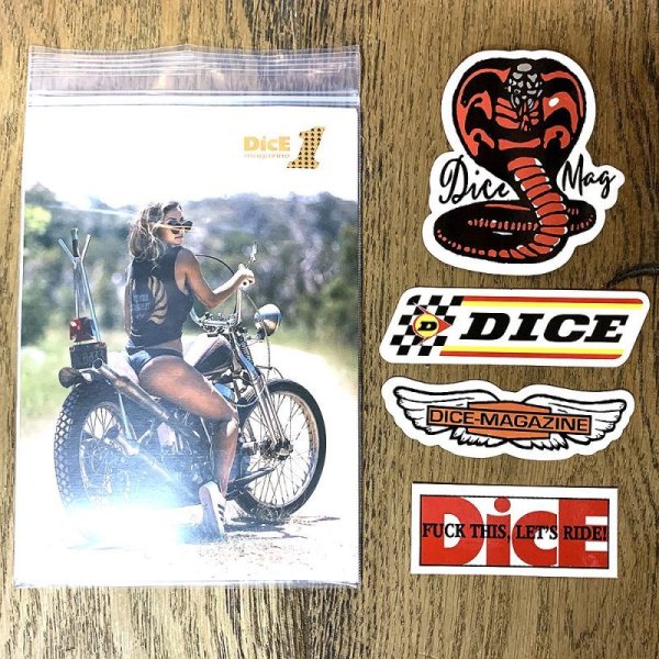 画像1: DicE MAGAZINE(ダイスマガジン）Assorted DicE Sticker pack(アソート・ダイス・ステッカーパック) (1)