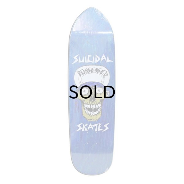 画像1: SUICIDAL　SKATEBOARD -スイサイダル・スケートボード-　PUNK POINT SKULL 8.75" (1)