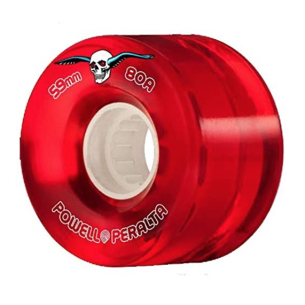 画像1: POWELL PERALTE (パウエルペラルタ) クリア・クルーザー 80A/59MM(RED) (1)