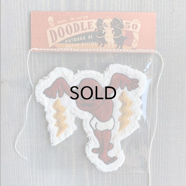 画像1: doodle50 （ドゥードゥル50）Patches Lightning devil (1)