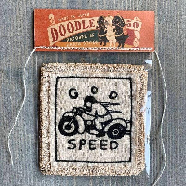 画像1: doodle50 （ドゥードゥル50）Patches GOD SPEED (1)