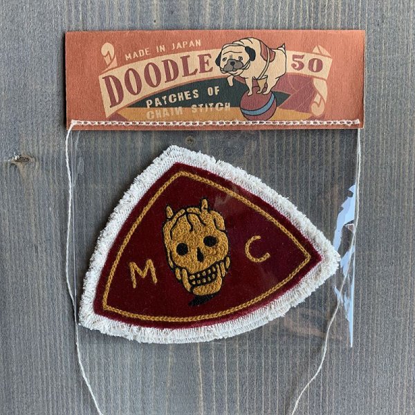 画像1: doodle50 （ドゥードゥル50）Patches Skull MC (1)