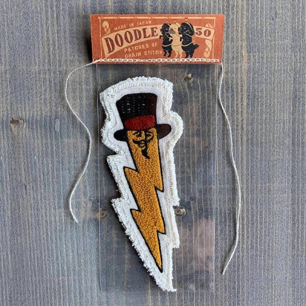 画像1: doodle50 （ドゥードゥル50）Patches Lightning gentleman (1)