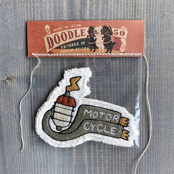 画像1: doodle50 （ドゥードゥル50）Patches MOTOR CYCLE (1)