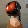 画像5: Vintage Helmet（ビンテージヘルメット）CROWN Z-90 APPROVED 1970年代 ラメ・フレーク 58〜60cm【内装リペア済み】 (5)