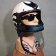 画像8: Vintage Helmet（ビンテージヘルメット）SAFETECH FLAMES 1970年代　ラメ・フレーク・マルチカラー・表記サイズ 9/73 LARGE 対応60〜62cm【内装リペア済み】 (8)