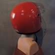 画像11: Vintage Helmet（ビンテージヘルメット）純正シールド付き BELL STAR オレンジ L対応58〜60cm【内装リペア済み】 (11)