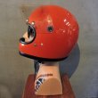 画像3: Vintage Helmet（ビンテージヘルメット）純正シールド付き BELL STAR オレンジ L対応58〜60cm【内装リペア済み】 (3)