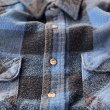 画像4: 【Vintage/Used】70-80s FIVE BROTHER フランネルシャツ ブルー/メンズM相当 MADE IN USA (4)