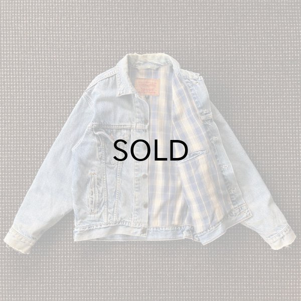 画像1: 96年 Levi's（リーバイス ）70699 ライニング・フランネル・デニムジャケット Made in USA/サイズ表記S (1)