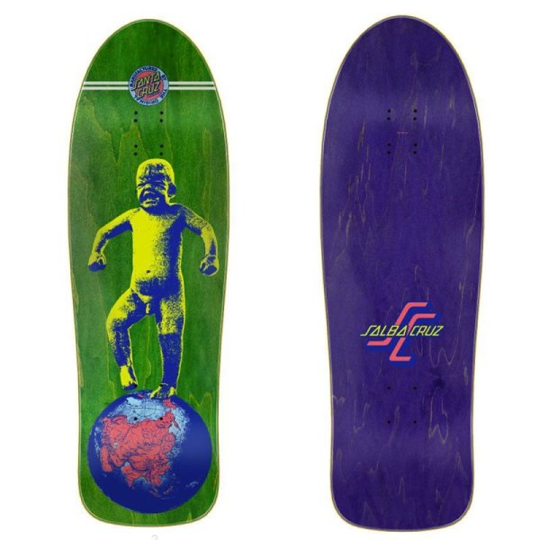 画像1: SANTA CRUZ(サンタクルーズ) スケボーデッキ・Salba Baby Stomper Reissue 10.09in x 31.97in (1)