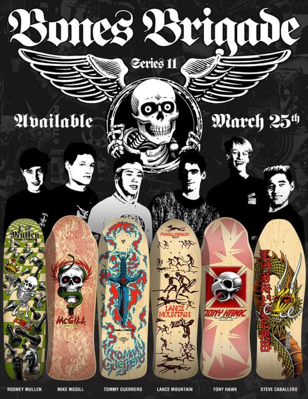 Powell Peralta（パウエル・ペラスタ）スケボーデッキ・BONES BRIGADE ...