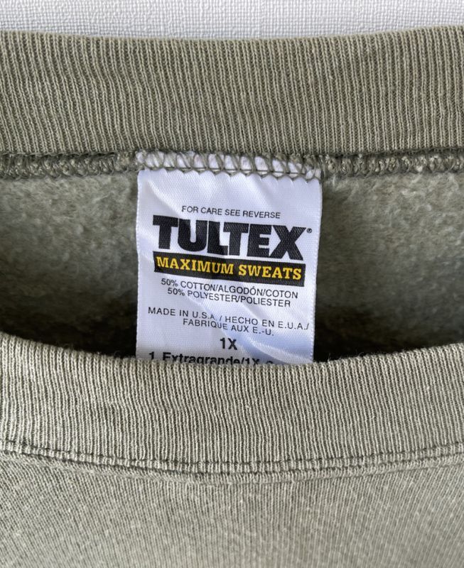 Vintage/USED】 90s TULTEX(タルテックス）ロングスリーブ・スウェット ...